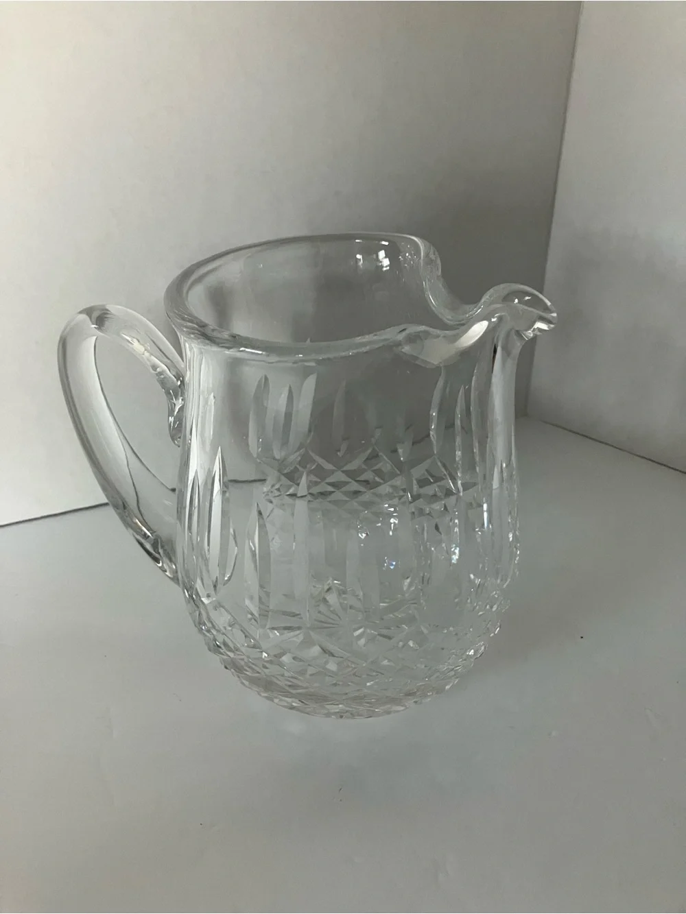 Waterford Crystal Clear Cut Glass Pitcher